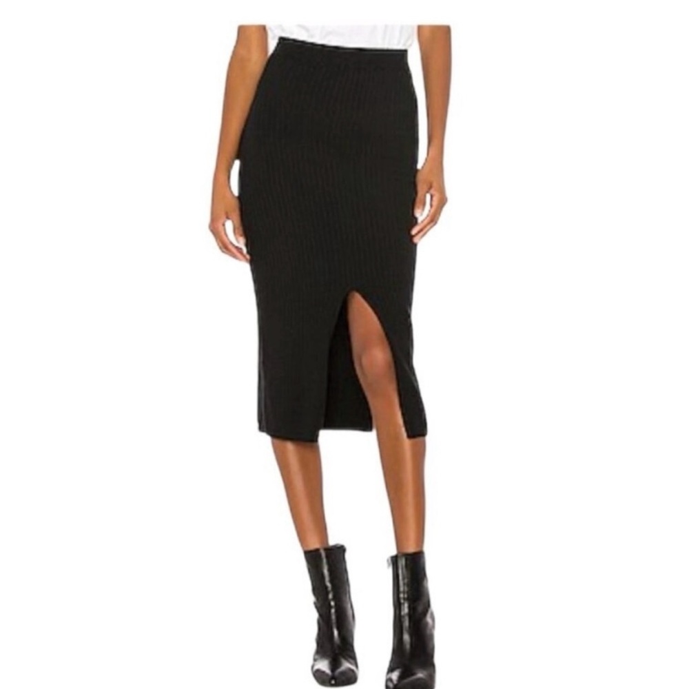 Free People Ribbed Knit Skyline Midi